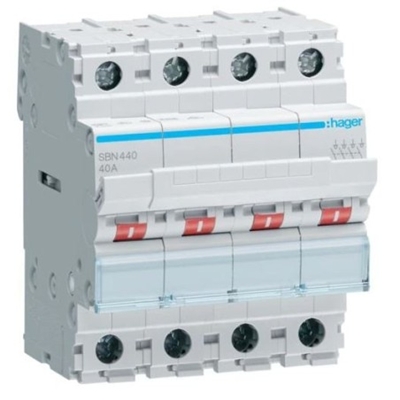 INTERRUPTEUR TETRAPOLAIRE 40A 400V