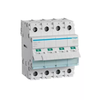 INTERRUPTEUR TETRAPOLAIRE 100A 400V