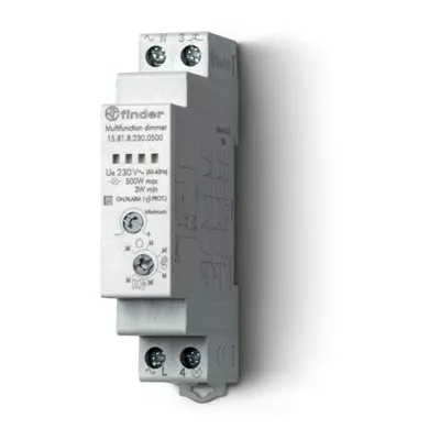 VARIATEUR DE LUMIERE UNIVERSEL MODULAIRE 500W 230V AC, VARIATION LINEAIRE