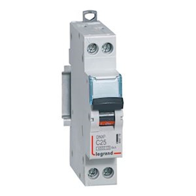 DNX3 DISJONCTEUR 1P+NG C25 4500A/6KA 1MODULE