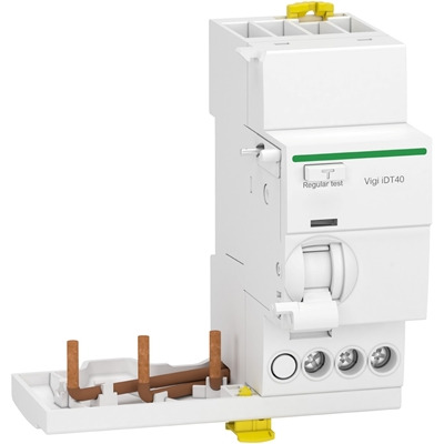BLOC DIFFERENTIEL VIGI IDT40 3P TYPE AC 25A INSTANTANE 30MA