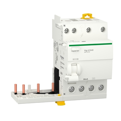 BLOC DIFFERENTIEL VIGI IDT40 TG 3P+N TYPE AC 25A INSTANTANE 30MA