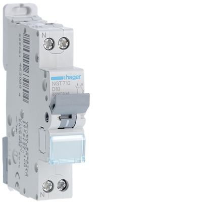 DISJONCTEUR 10KA COURBE D 2PP BIPOLAIRE 10A