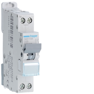 DISJONCTEUR 10KA COURBE D 2PP  BIPOLAIRE 25A