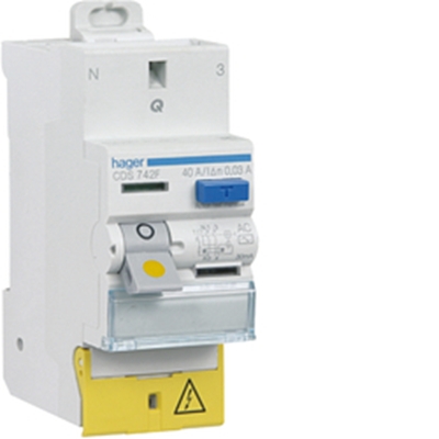 INTER DIFFERENTIEL 30MA 2X63A AC BORNES ALIGNEES
