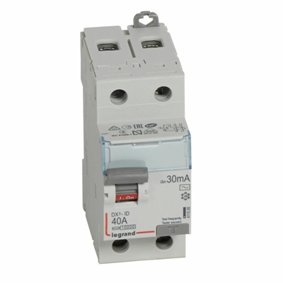 DX³ INTERRUPTEUR DIFFÉRRENTIEL 2P AC