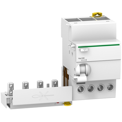 BLOC DIFFERENTIEL VIGI IC60N 4P TYPE AC 25A INSTANTANE 30MA