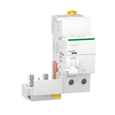 BLOC DIFFERENTIEL VIGI IC60N 2P TYPE AC 40A INSTANTANE 30MA