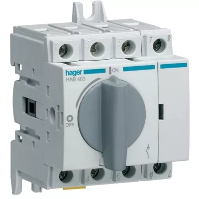 HAB403 INTERRUPTEUR DE COUPURE APPARENTE 4P 32A