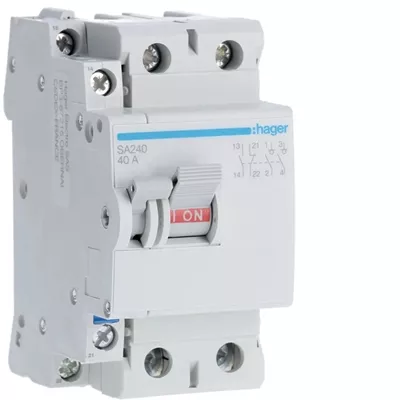 INTER À DÉCLENCHEMENT LIBRE BIPOLAIRE 40A