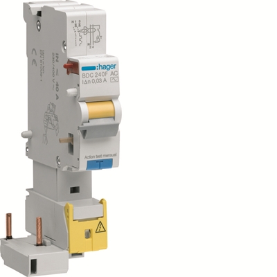 BLOC DIFFERENTIEL 1P+N 40A 30MA TYPE AC