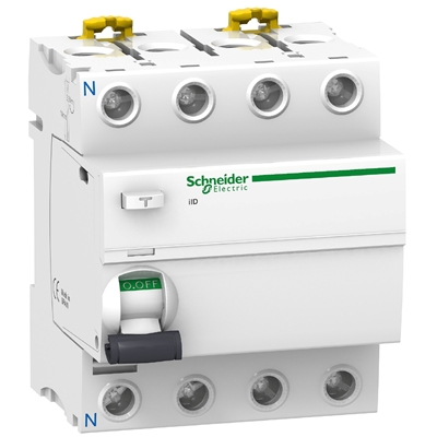 INTERRUPTEUR DIFFERENTIEL TYPE AC 4X40A 30MA 230V MERLIN