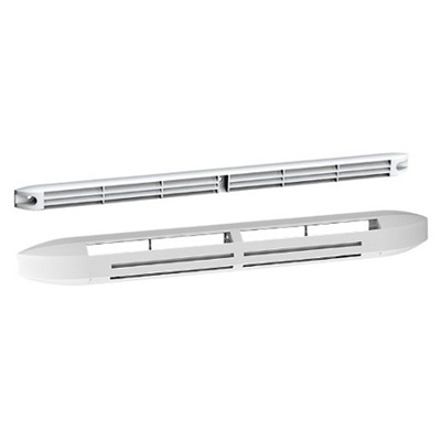 ENTREE D'AIR HYGRO COMPACTE 5/45 + GRILLE FAÇADE ATTENUATION