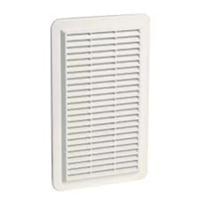 GRILLE VENTILATION.EN APPLIQUE VERTICALE BLANCHE