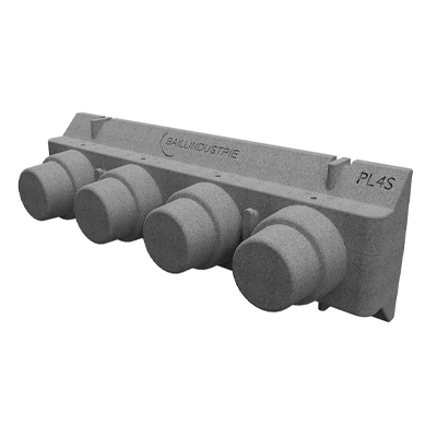 PLENUM UNIVERSEL PRET A POSER SOUFFLAGE/REPRISE 4 SORTIES Ø 200-160 MM