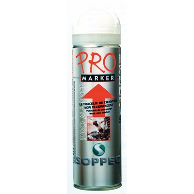 AEROSOL TRACEUR DE CHANTIER PROMARKER BLANC SOPPEC