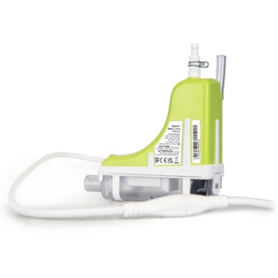 POMPE DE RELEVAGE DES CONDENSATS MINI VERTE S+ GOULOTTE-O BLANCHE P&P