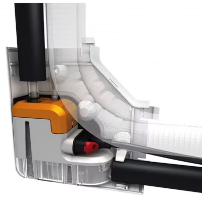 POMPE DE RELEVAGE DELTA PACK BLANCHE 80X60MM REF DP10CE05UN23