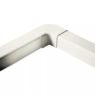 COUDE PLAT 90° BLANC SUPER OPTIMAL