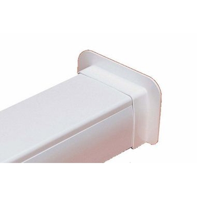 DEMI ROSETTE MURAL OPTIMAL TAILLE 80 BLANC PUR RAL 9003