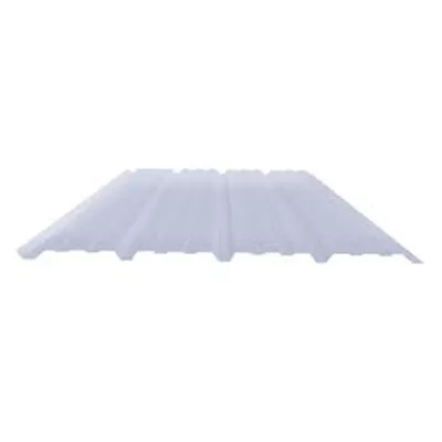 TÔLE POLYCARBONATE D'ÉCLAIREMENT ANTICHOC TRAITÉE ANTI-UV PROFIL 25/1070