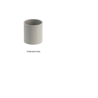 MANCHON PLUVIAL Ø100MM PVC GRIS