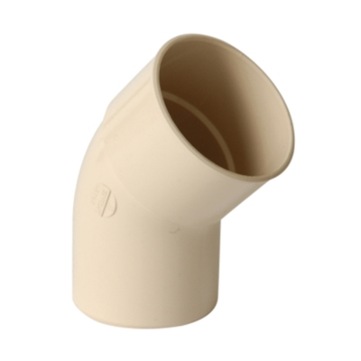 COUDE PLUVIAL Ø50MM 45° M/F PVC SABLE