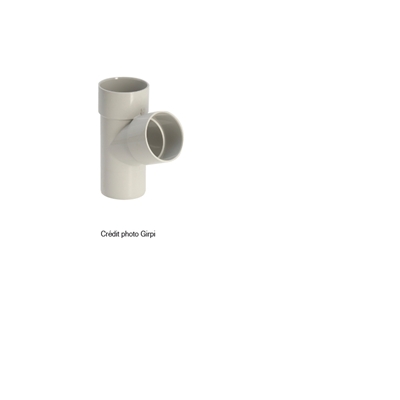 CULOTTE PLUVIALE Ø100MM 67° MFF PVC GRIS