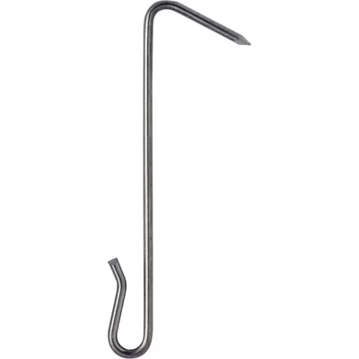 CROCHET ARDOISE INOX 17% FIL DE 3MM DROIT À POINTE