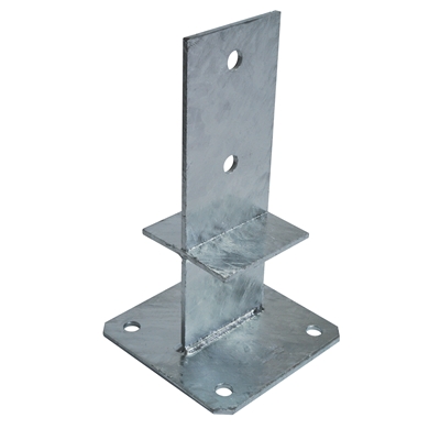 PIED DE POTEAU AME CENTRALE HT FIXE 56MM 100X100 + 60X60 PPS170