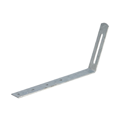 HAMPE PLATE GALVA LG 33CM POUR SUPPORT BANDEAU PVC