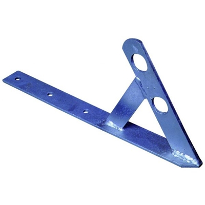 PARE NEIGE PLAT HT 200MM PASSE TUBE 20X27 GALVA FEUILLARD 40X5MM