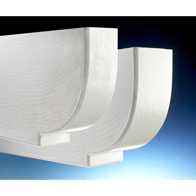 ABS NERVURE BOIS COULEUR BLANC