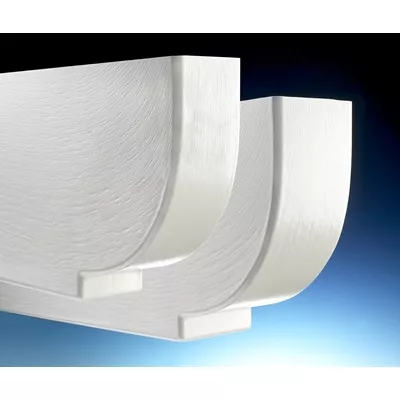 ABS NERVURE BOIS COULEUR BLANC