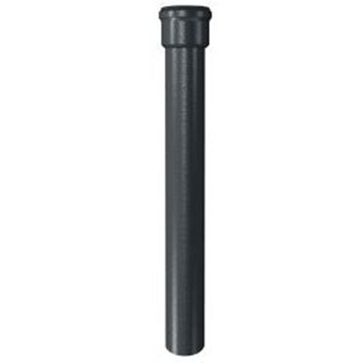 DAUPHIN FONTE Ø80MM  1ML DROIT  GRIS ANTHRACITE 7016