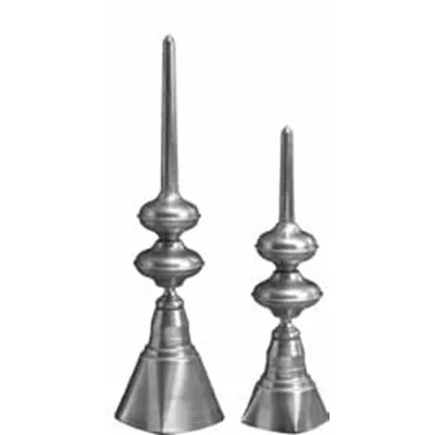 ÉPI TRADITION 2 BOULES ZINC NATUREL RÉF 104