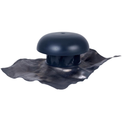CHAPEAU Ø 100MM COLLERETTE ETANCHEITE PLOMB COULEUR ARDOISE