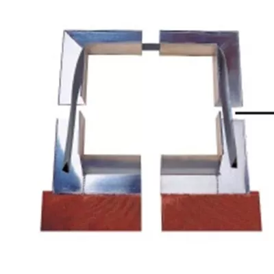 PAIRE RALLONGES ABERGEMENT LATERALE ZINC LG800MM