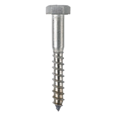 TIREFOND  ZINGUÉ TÊTE HEXAGONALE Ø 8MM