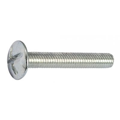 VIS POELIER TÊTE RONDE LARGE FENDUE EN CROIX Ø 8,0MM
