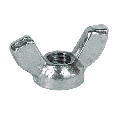 ÉCROU À OREILLES ZINGUÉE BLANC