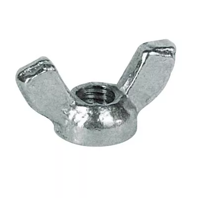 ÉCROU À OREILLES ZINGUÉE BLANC