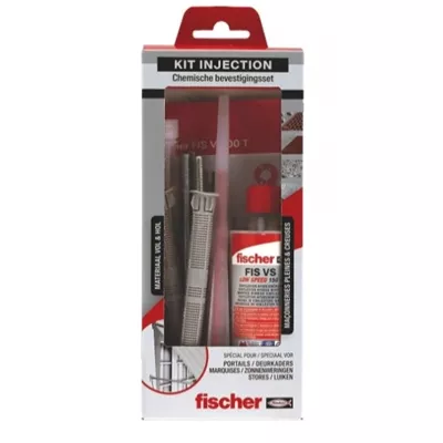 KIT FIXATION CLIM + CART. SCELLEMENT CHIMIQUE FISCHER