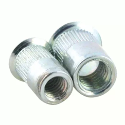 ÉCROUS À SERTIR ALUMINIUM TÊTE PLATE