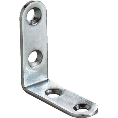 ÉQUERRE DE CHAISE ZINGUÉE BOUT ROND
