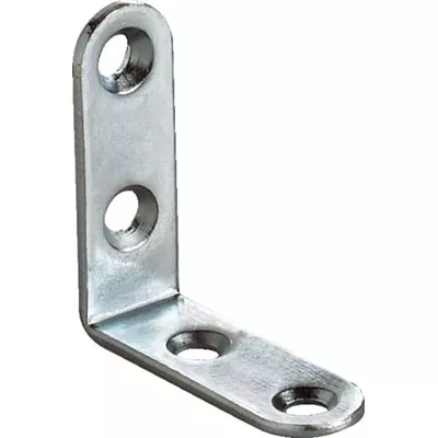 ÉQUERRE DE CHAISE ZINGUÉE BOUT ROND