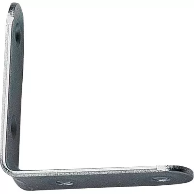 ÉQUERRE DE CHAISE ZINGUÉE BOUT ROND