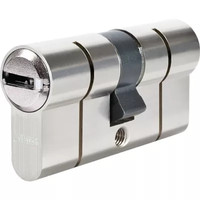 CYLINDRE EUROP. LAITON NICKEL  P6P 30X30 - A BOUTON