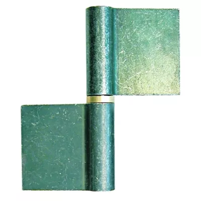 PAUMELLES À SOUDER ACIER BRUT SYMETRIQUES À GOUJON ACIER