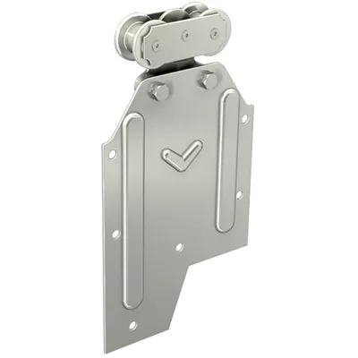 MONTURE À ROULETTES ACIER